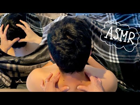ASMR⚡️Very relaxing head, neck and shoulder massage! (LOFI)