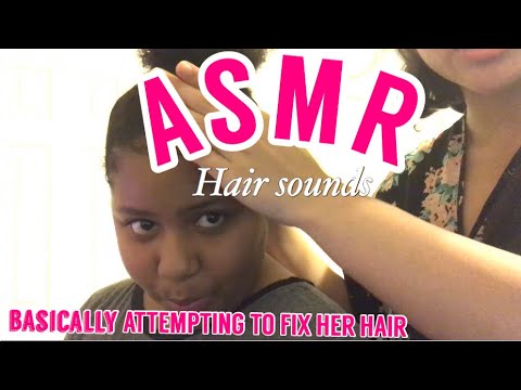 ~ASMR~ Brushing & Styling Hair
