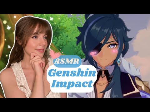 ASMR Genshin Impact 💖 Kaeya Hangout Event Gameplay Part 2! Whispering Tingles Soft-Spoken Ambiance