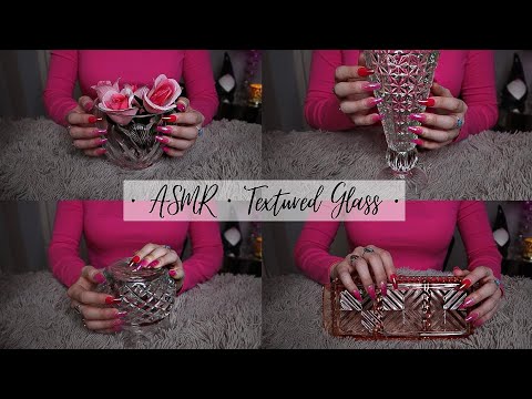 ASMR | Textured Glass Scratching & Tapping✨(No Talking)