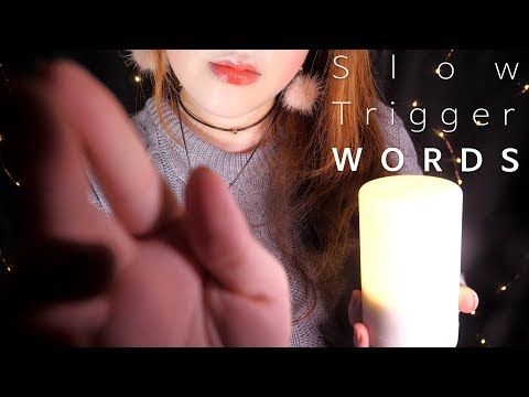 ASMR Slow 21 Trigger Words with Personal Attention 🌙