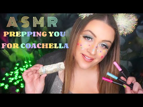 ASMR GRWM FOR A FESTIVAL | INTENSE PERSONAL ATTENTION