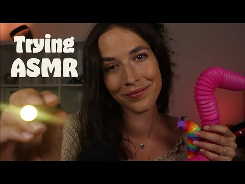 Trying ASMR for the first time 🧡✨
