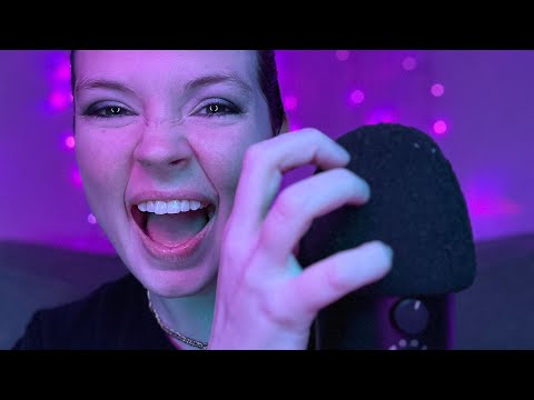 ASMR Aggressive and Intense Brain Scratching With Whispers