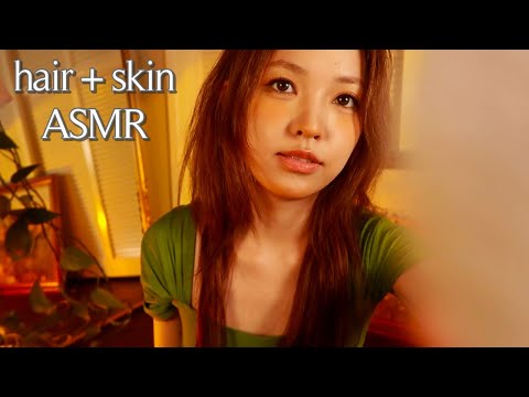 ASMR | Calming You into a Deep Sleep 🍵 (skincare, gua sha, hair brushing, soft spoken) ft. Dossier