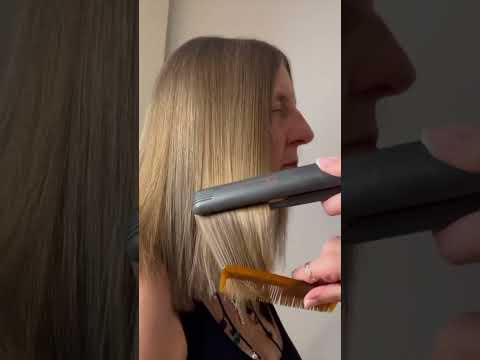 Hair salon 💇‍♀️ #asmr #blowdryer #cutting #scissors #hairstraightening