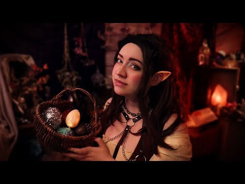 ASMR 🪺 Dragon Tamer Shop / Choose Your Own Egg! (Examining, Cleaning, Show and Tell, etc)