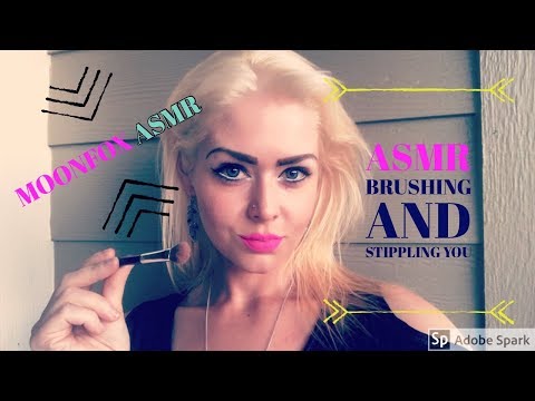Brushing and Stippling You!  Layered Sounds ASMR