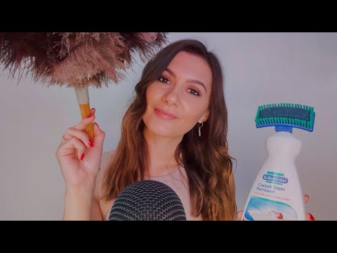 ASMR Using Cleaning Products to Apply your Make Up RP | Nonsensical but SUPER RELAXING! 💤