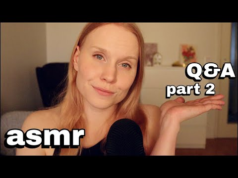 ASMR | Q&A part 2 (fin/eng sub)