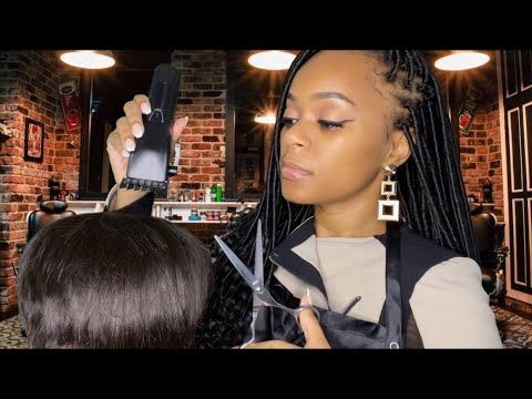 ASMR | 💈Cutting Off All Of Your Hair | Relaxing Barbershop Haircut Roleplay | The Big Chop  💇‍♂