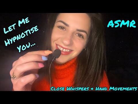 ASMR | Tingly Trigger Words | Close Up Breathy Whispers With Hypnotising Hand Movements ✨🌀✨