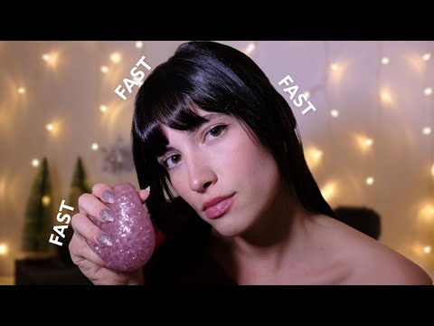 ASMR ☁️ N°11 FAST ASMR RIEN QUE POUR TOI 🎄(tapping,fast)