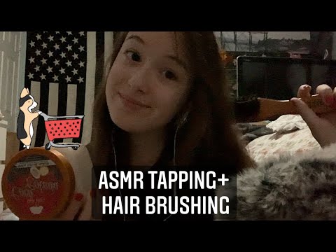 ASMR Tiny Tapping Haul! + Hair Brushing