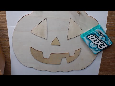 Painting Spooky Pumpkin ASMR Chewing Gum EXTRA