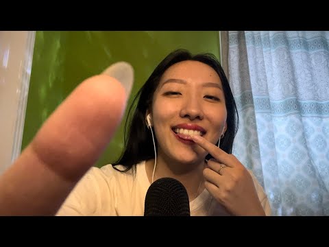 ASMR you got smth on ur face 😜 (spit painting, inaudible whispers, hand movements)