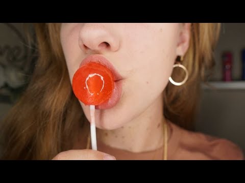 ASMR- Lollipop Licking (mouth sounds!)