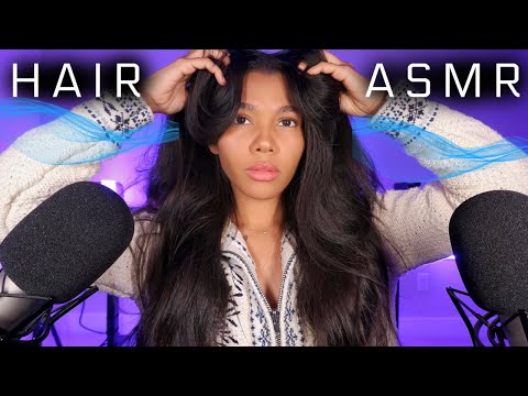 ASMR | Fast & Aggressive Mouth Sounds, Hair Sounds & Hair Brushing ⚡️💜