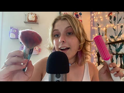 ASMR nice girl does your makeup and pampering for a date! 💗✨💅🏻