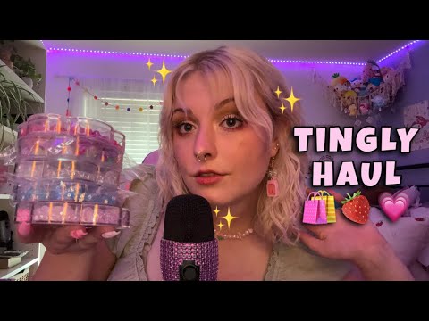 ASMR Temu and Candle Shopping Haul! Tappy, Rambly, Crinkly Entertaining Tingles for Sleep 😴🛍️✨