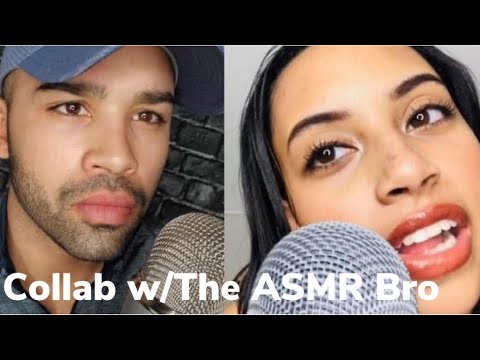 ASMR: 1 Hour Gum Chewing/Rambling and Inaudible Whispers: Collab w/ The ASMR Bro