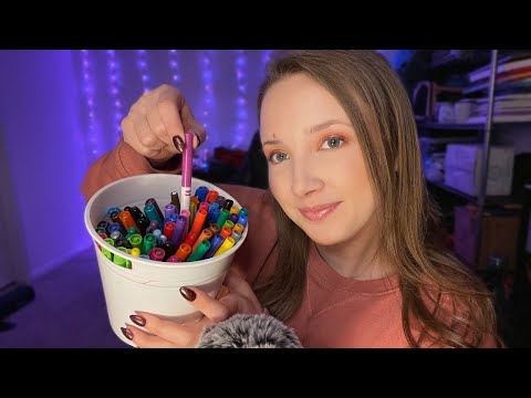 ASMR Tracing Your Face (personal attention, tracing, lid sounds)