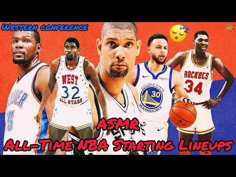 ASMR 😴 | Every NBA Teams All-Time Starting Lineups 🏀 (Western Conference)