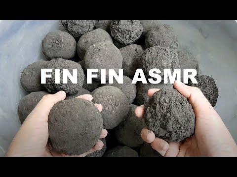 ASMR :🤤Black Dirt Balls Crumble+Shaving #203
