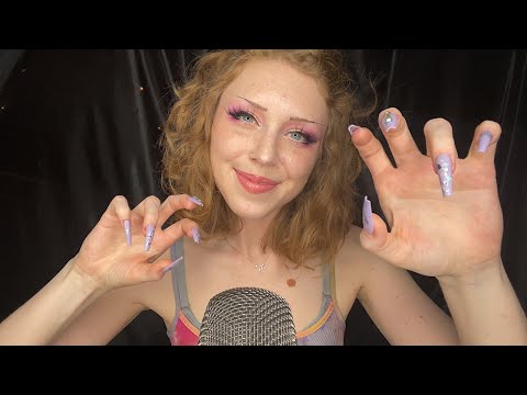 ASMR You're Ticklish! ~ long nails, tingly and relaxing tickles ~