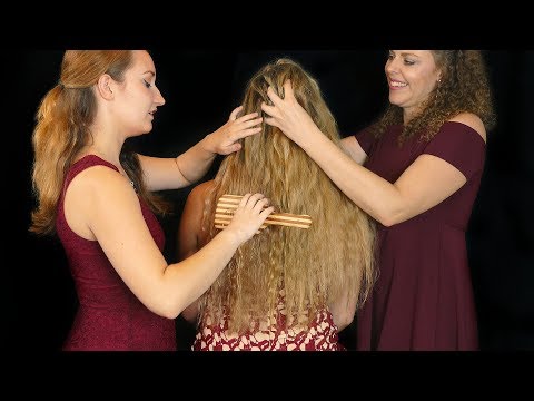Pampering Madison  Part 2! Face & Hair Brushing, Braiding Corrina, Madison, Kristin
