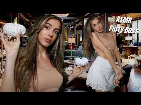 ASMR Flirty Manager Loves Working With You | soft spoken + lots of tapping
