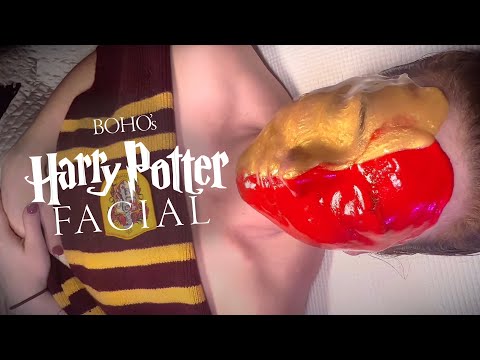 ASMR Facial | Better be Gryffindor! Sorting Hat chooses your house & facial!