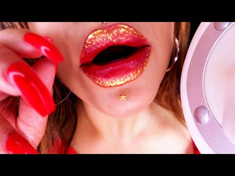 ASMR EXTREME 💋 Wet Mouth Sounds 💋 Hand Movements *SUPER CLOSE*