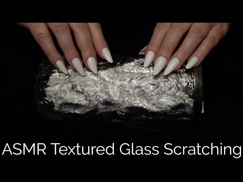 ASMR Textured Glass Scratching-No Talking (Custom Video For Jen)