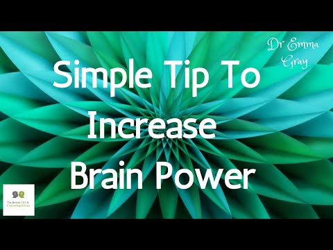Quick Tips On How To Increase Brain Power