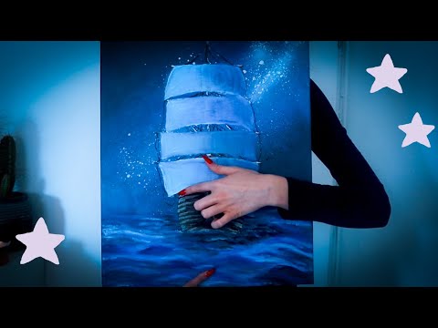 𝗔𝗦𝗠𝗮𝗿𝘁 SPECIAL 🌙 - tracing my paintings and telling a little story about it 🌊