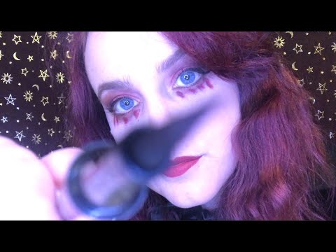 ASMR | Doing your Halloween makeup 💀 | LoFi