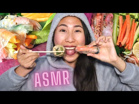*Real ASMR Eat 3 Asian foods MUKBANG 🇹🇭 🇻🇳 🇨🇳  Sleep or Hungry
