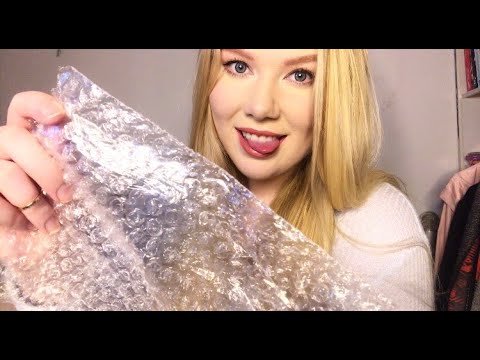 INTENSE BUBBLE WRAP ASMR (POPS AND CRINKLE SOUNDS)