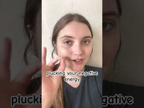 ASMR plucking your negative energy