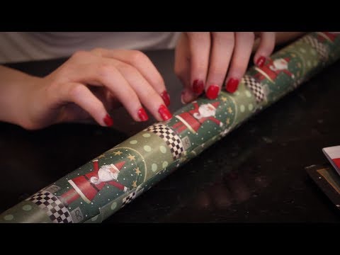 12 Days of Role Plays: Day 9 - Gift Wrapping Station - ASMR - Soft Spoken, Crinkling, Tracing