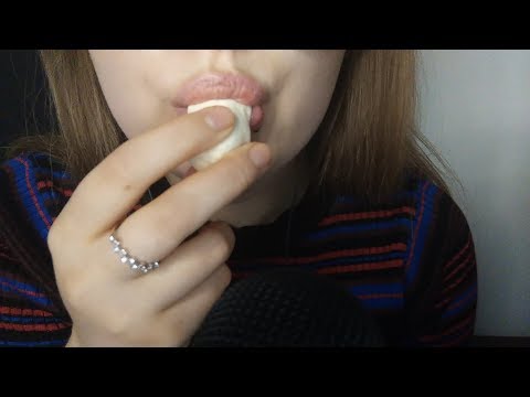 A Short and Sweet Marshmallow Eating Video - Super Sensitive Eating Sounds!