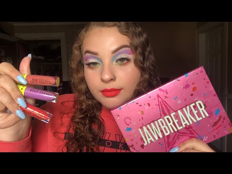 ASMR Doing My Makeup ft. Jawbreaker Palette + Lipstick Application | GRWM #5 🌺
