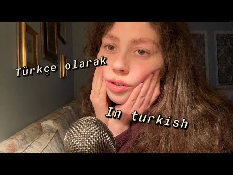 ASMR türkçe olarak (in turkish) tetikleyici kelimeler (trigger words) (türkçe altyazılı)