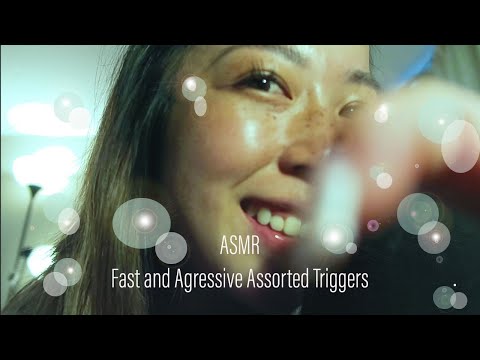 ASMR || Fast and Agressive Triggers (assorted triggers)