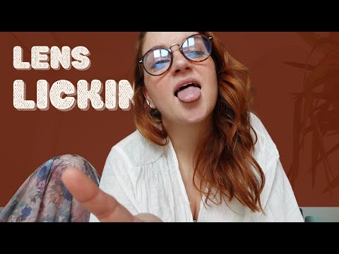ASMR 👅 Lens Licking for Intense Tingles (mouth sounds, personal attention)