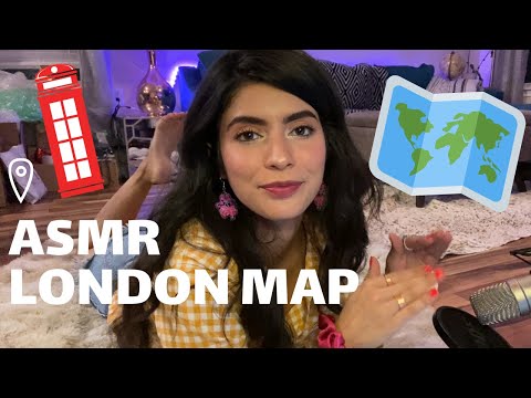 ASMR | MAP Time LONDON | RP, Crinkles, Tracing, Paper