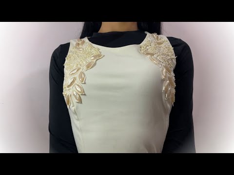 ASMR Fabric Scratching in Pearl Dress 🤍 | No Talking