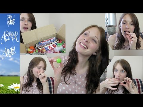 ASMR Whispered Unboxing & Eating Candy from Brittany ASMR (3D Sound)