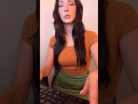 ASMR - Secretary Roleplay | Typing, Keyboard Sounds | Personal Attention Short